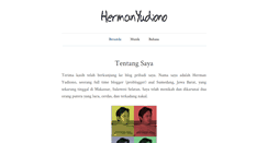 Desktop Screenshot of hermanyudiono.com